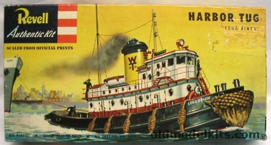 Revell 1/108 Harbor Tug Long Beach , H314-129 plastic model kit